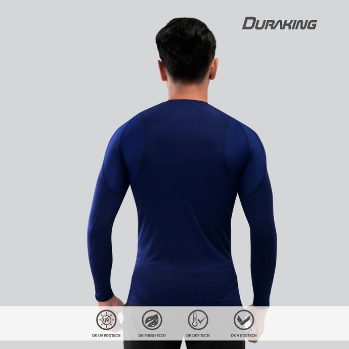 Dk Fishing Jersey Ls (Man) Basic Rashguard Navy Blue