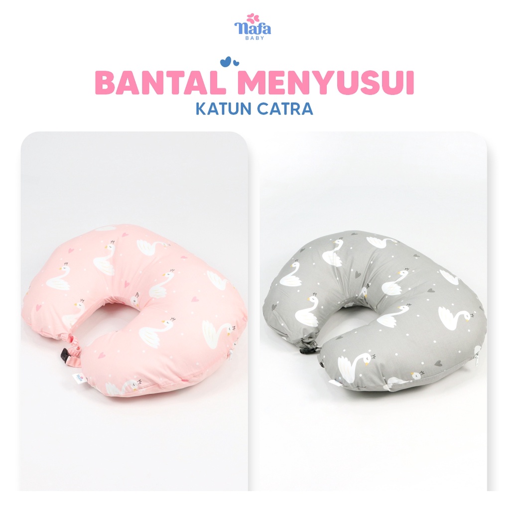 Bantal Menyusui Baby Multifungsi Katun Catra dan Katun Jepang By Nafa Baby