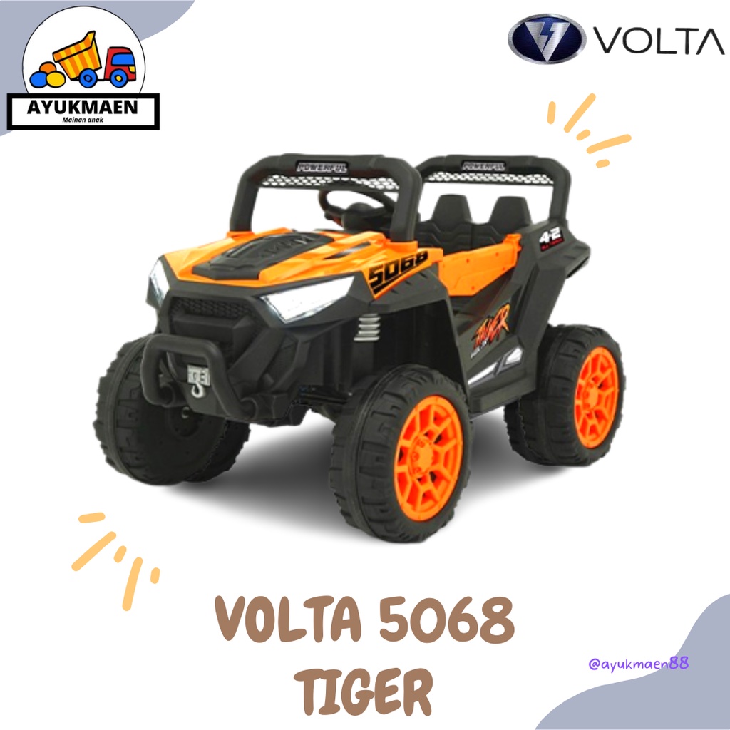 SHP Toys Mainan Mobil Aki Volta 5068 UTV Dragon Tiger - Hijau