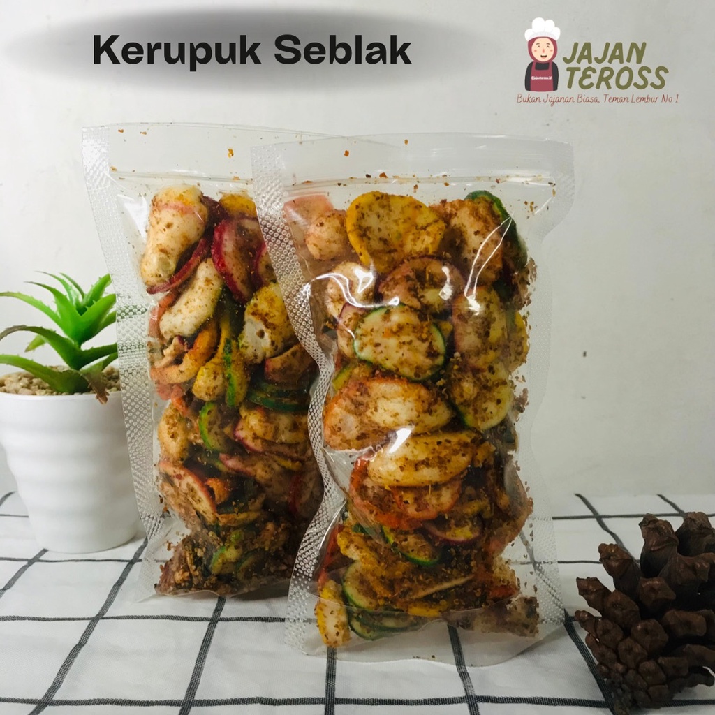 Jual Keripik Seblak Kerupuk Seblak Pedas Keripik Pedas Seblak Camilan