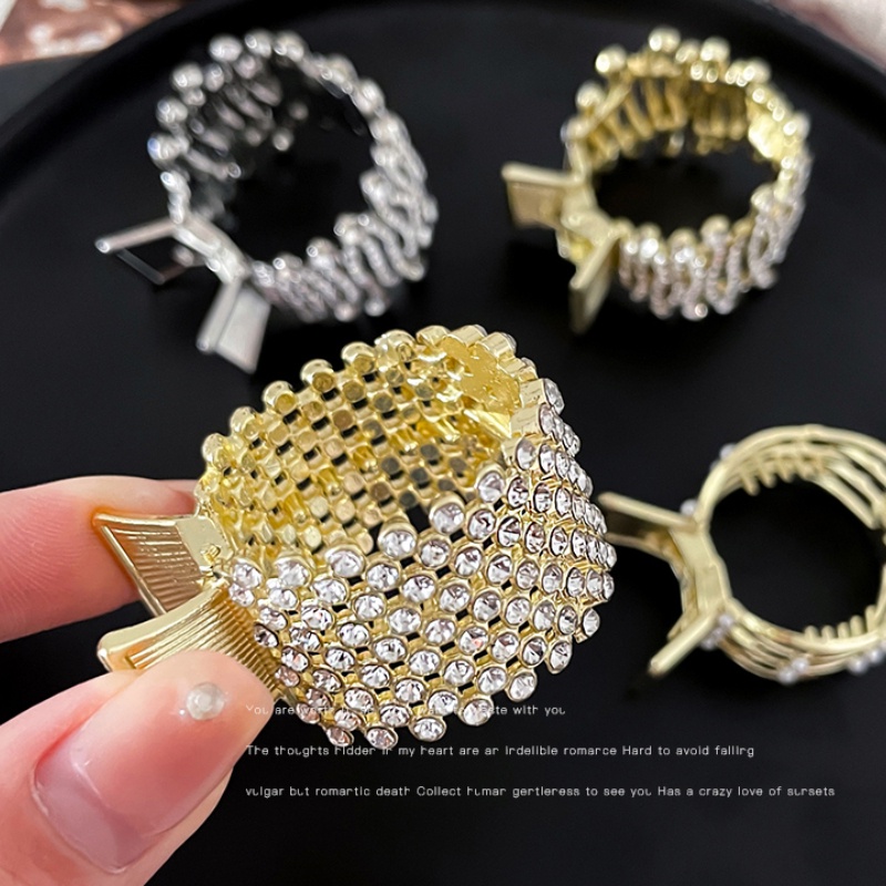 2pcs / Set Jepit Rambut Ekor Kuda Aksen Mutiara Gaya Korea Untuk Wanita
