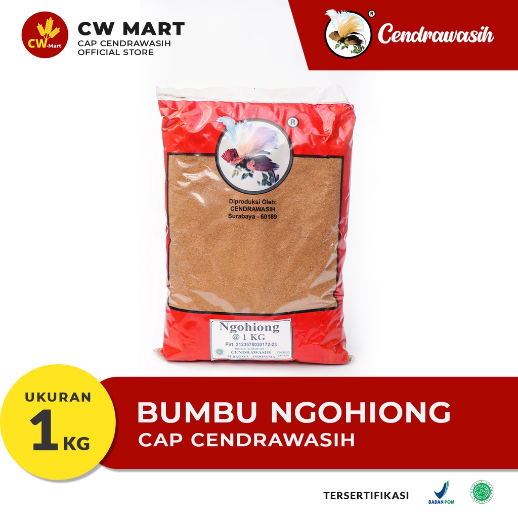 

Cap Cendrawasih Bumbu Ngohiong 1kg
