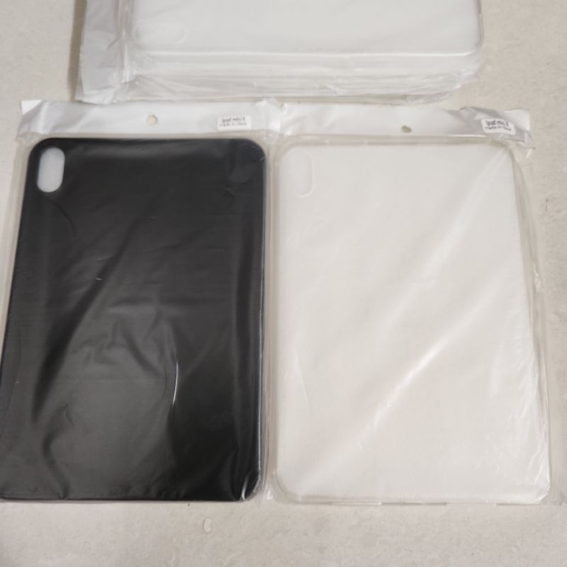 Case iPad Mini 6 / iPad Mini 5 4 3 2 1 Jelly Casing Bening Silikon Softcase Soft Clear Hitam