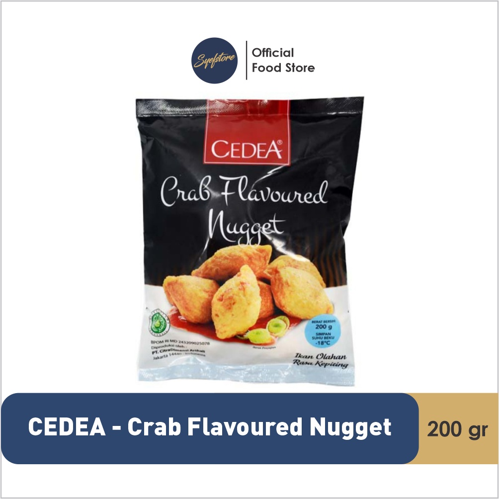 

CEDEA CRAB FLAVOURED NUGGET 200 gr (KHUSUS KURIR)