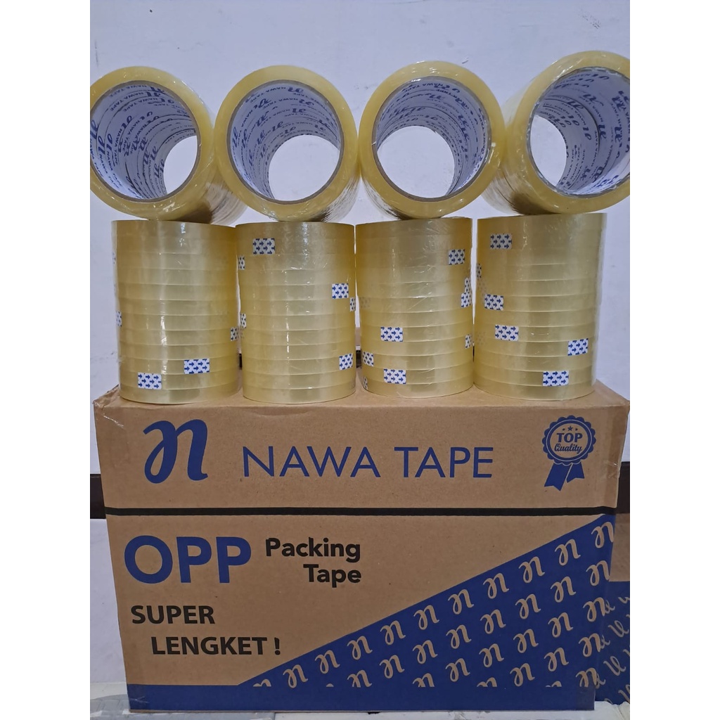 

LAKBAN ISOLASI 12MM X 72YARD 1 SLOB ISI 12 PCS DI JAMIN KUAT DAN LENGKET TIDAK GAMPANG PUTUS