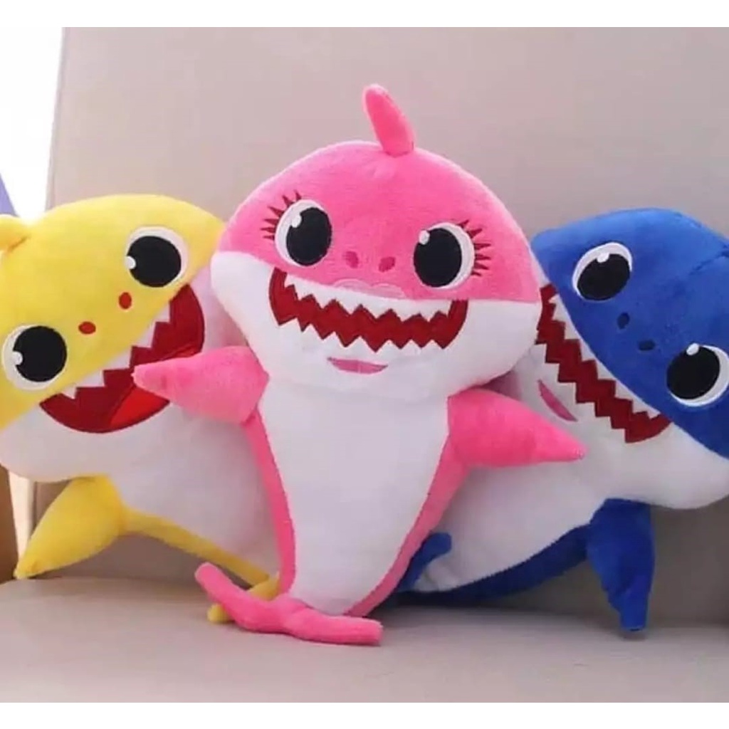 Mainan Boneka Baby Shark Pinkfong Tinggi 30 cm / Boneka / Boneka Lucu / Bonek