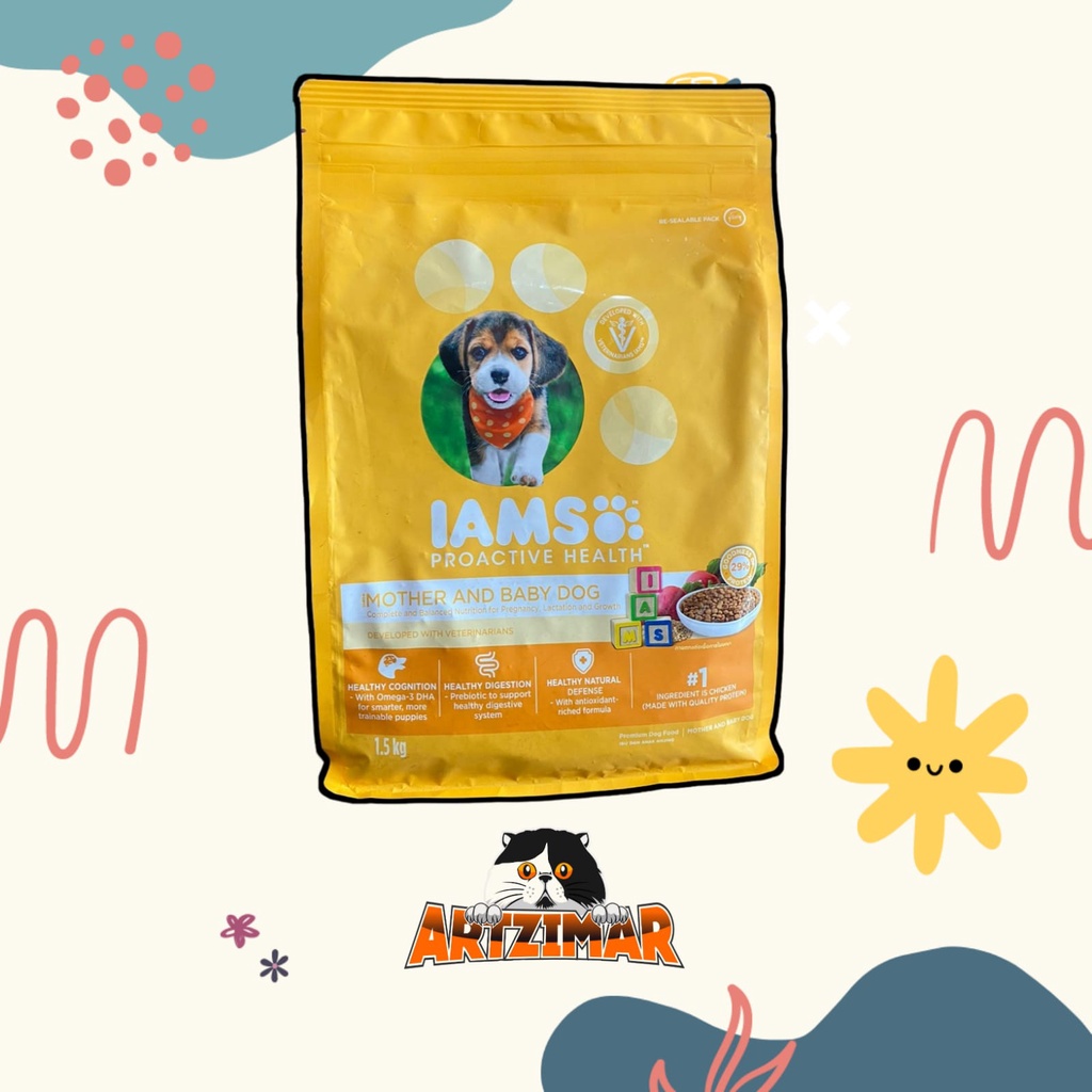 IAMS MOTHER AND BABY DOG 1,5KG makanan kering anjing