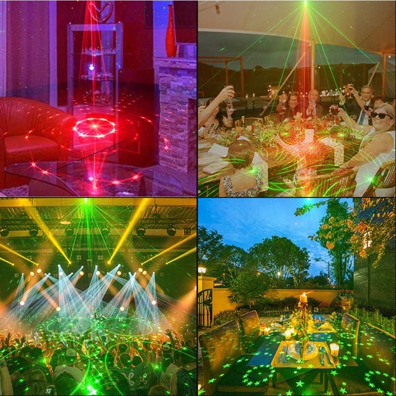 Proyektor Laser LED Lampu Disco DJ Party Lights - LY008