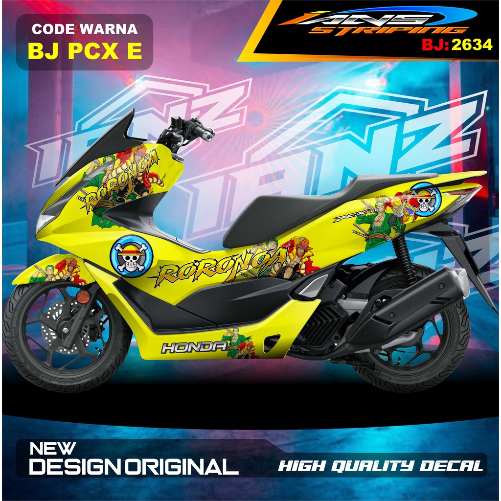 STIKER DECAL FULL BODY PCX 150 / DECAL STICKER MOTOR HONDA PCX 160 / STIKER FULL BODY PCX HIGH QUALITY / STIKER MOTOR