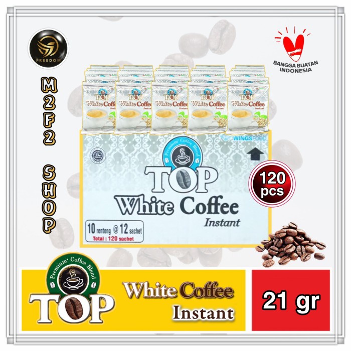 

KOPI TOP WHITE COFFEE INSTANT SACHET - 21 GR