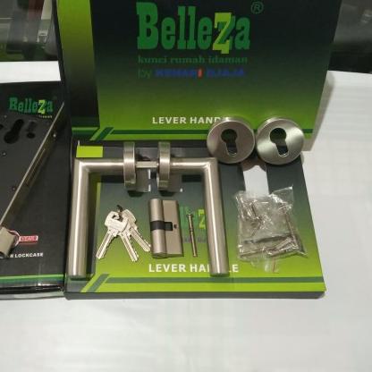 Kunci Pintu Set Lever Handle BELLEZZA HRES 858.02 US32D - HRE 61.41