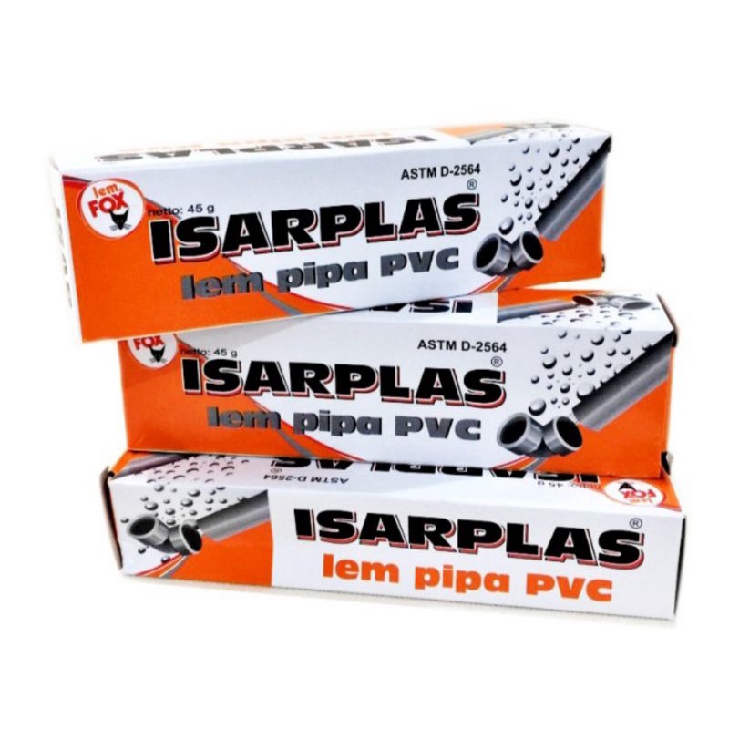 Lem Pipa Isarplas 40gram / Fitting PVC / Lem PVAC / Saluran Air / Tube Selang Kran / Selotip Isolasi