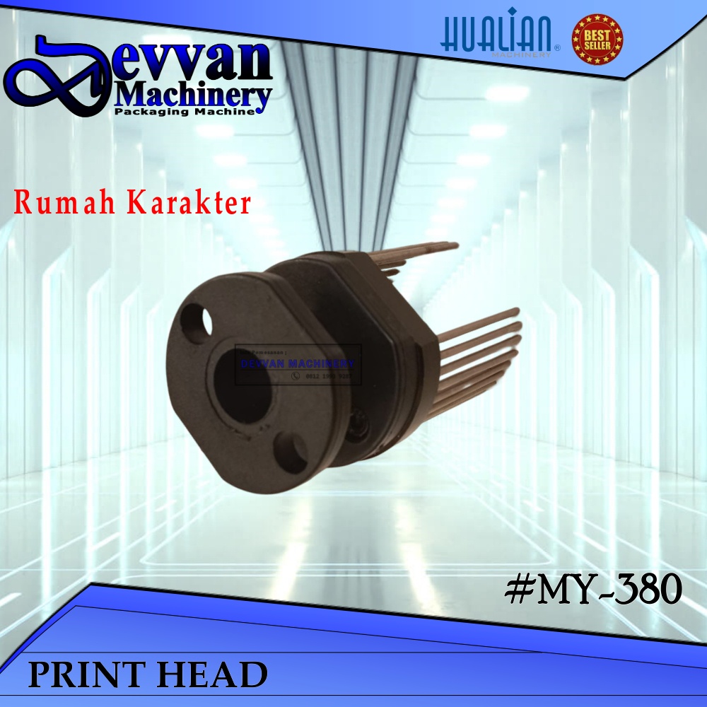 MY-380 Print Head dudukan rumah charakter coding printing wheel MY-380