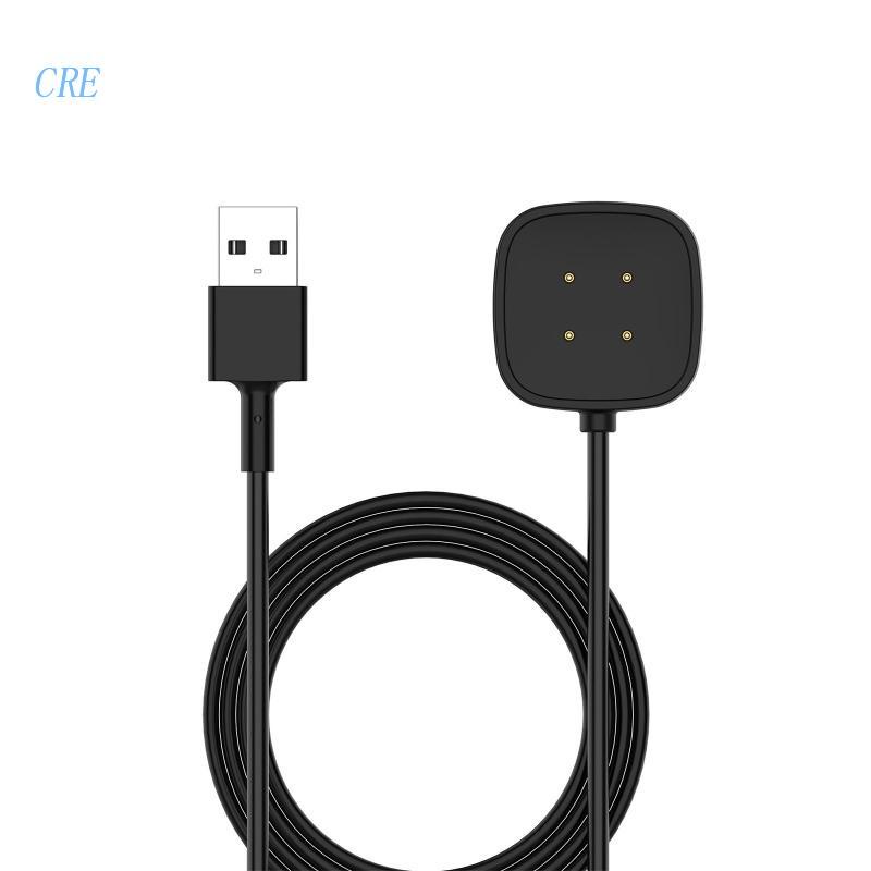 Cre Bracket Adapter Kabel Charger USB Fast Charging Untuk FitbitVersa 3 Sense