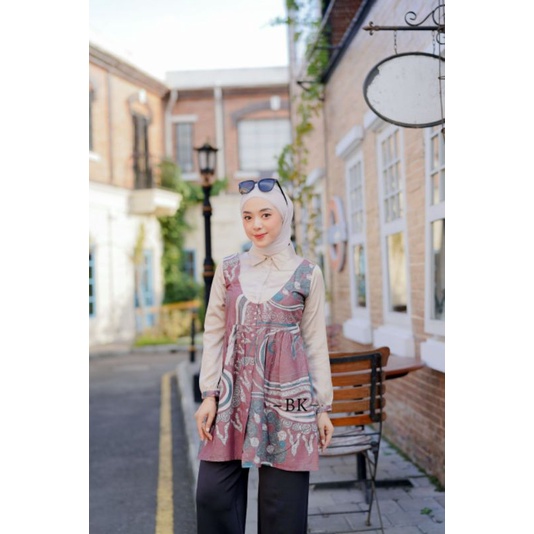 Blouse Batik Wanita Batik Kerja Wanita Atasan Batik Wanita Batik Wanita Modern Blouse Batik Modern A