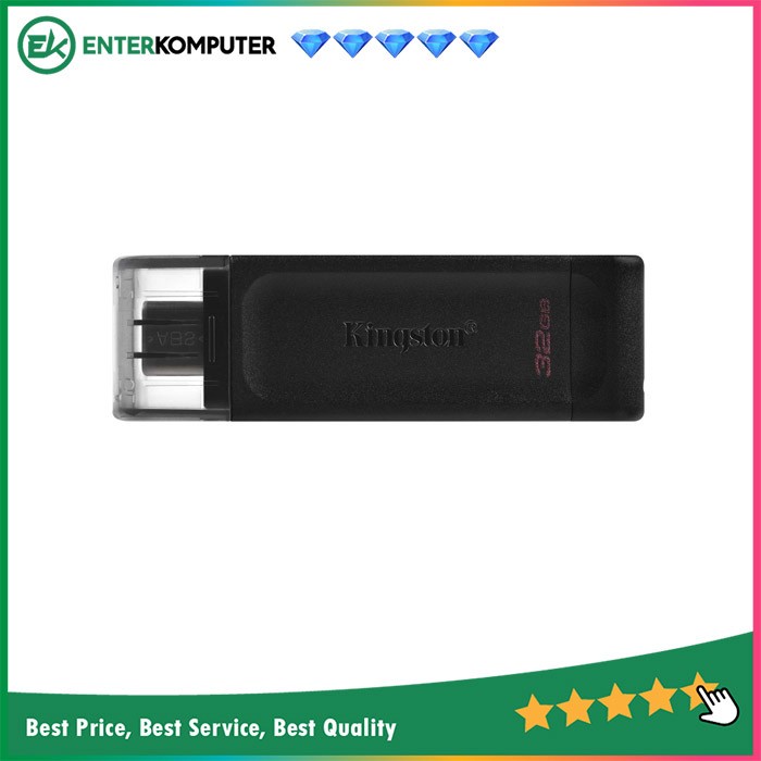 Flashdisk Kingston T70 32GB USB 3.2 Type-C / Flashdisk 32GB