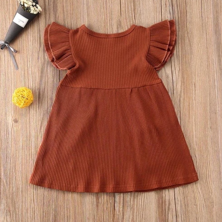 ZASKIYA - DRESS ANAK LADY RIB USIA 1-3 THN