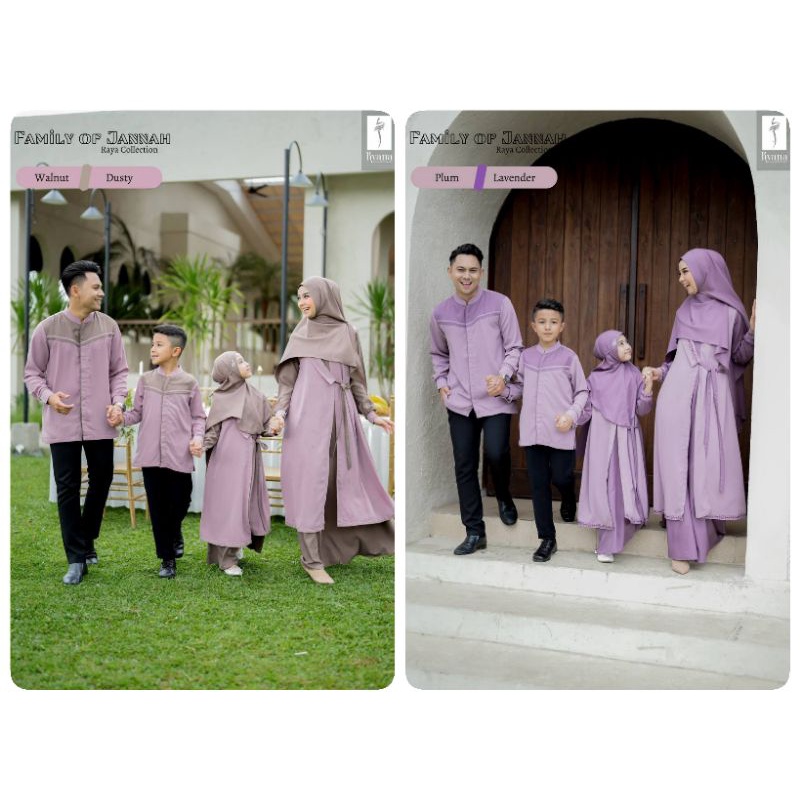 SUDAH PESANAN‼️Sarimbit Family of Jannah by Kyana Hijab