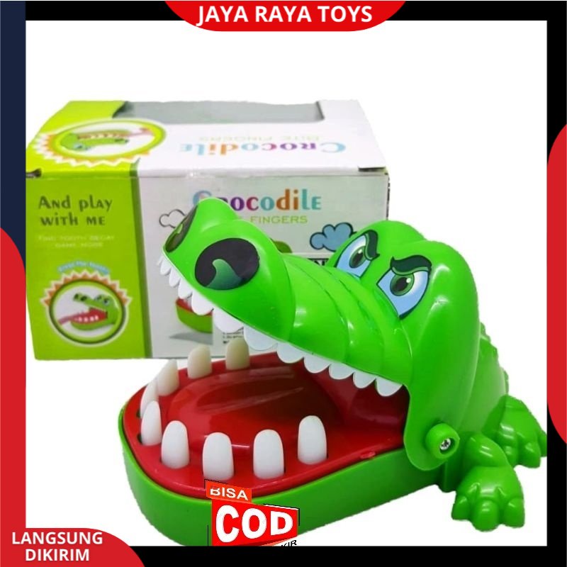 Mainan anak laki laki / mainan anak perempuan mainan crocodile dentist mainan buaya gigit Craqzy Pirates