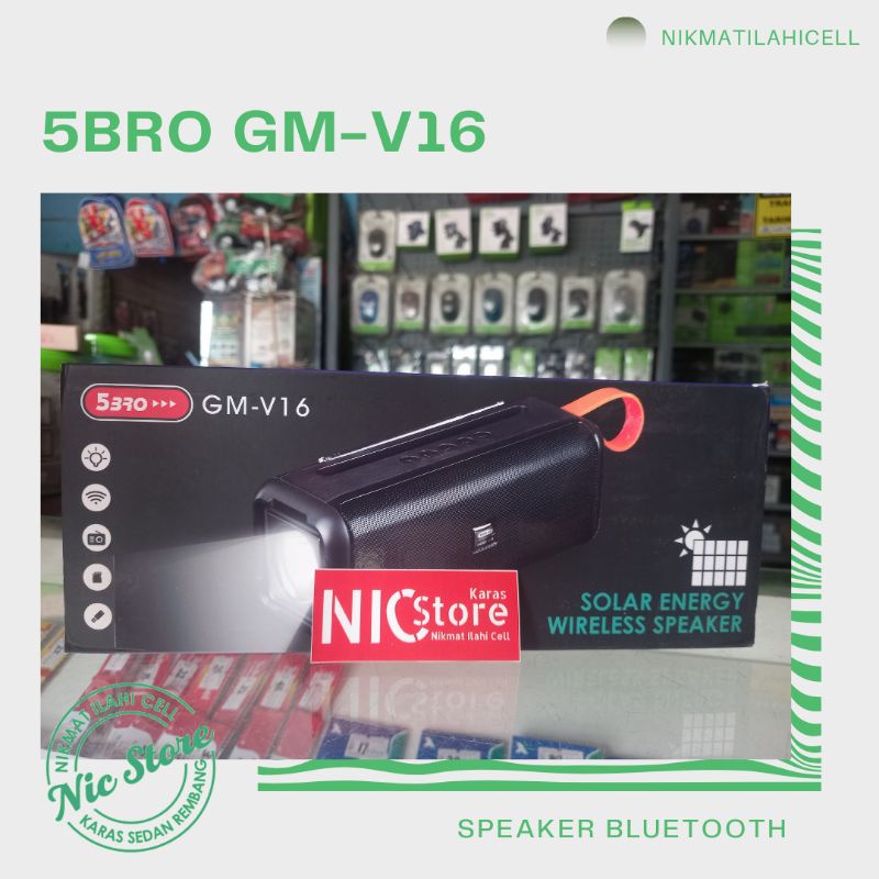 SPEAKER BLUETOOTH GM-V16 5BRO