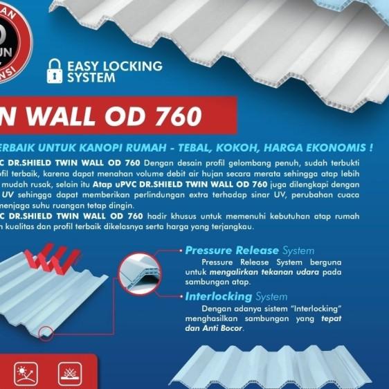 Atap Upvc Dr Shield Free Ongkir