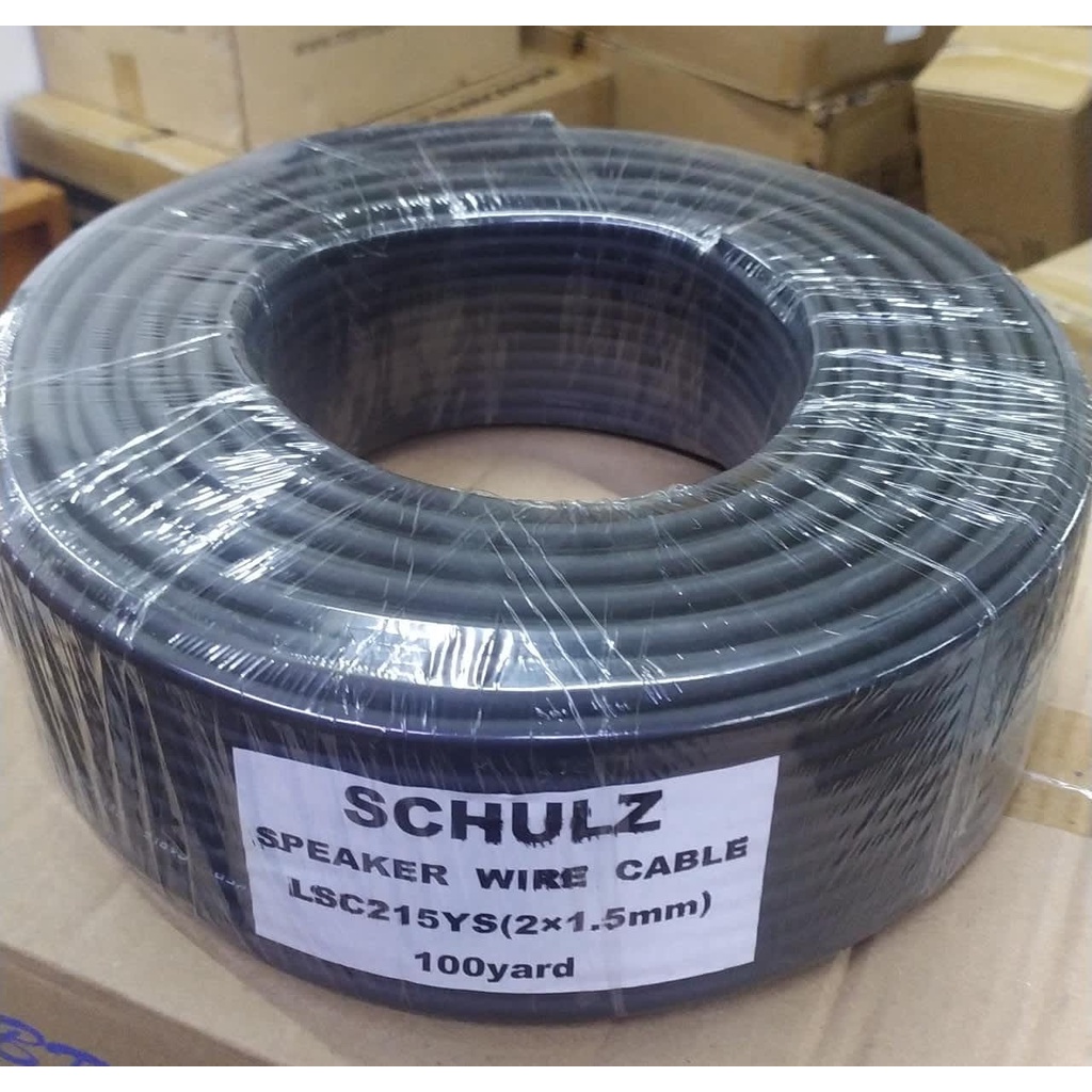 KABEL SPEAKER SCHULTZ 2X1.5MM 100 YARD