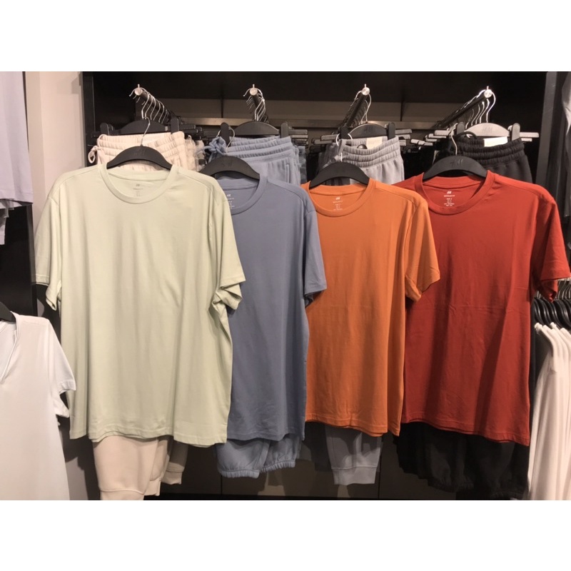 Kaos Polos H&M cowok