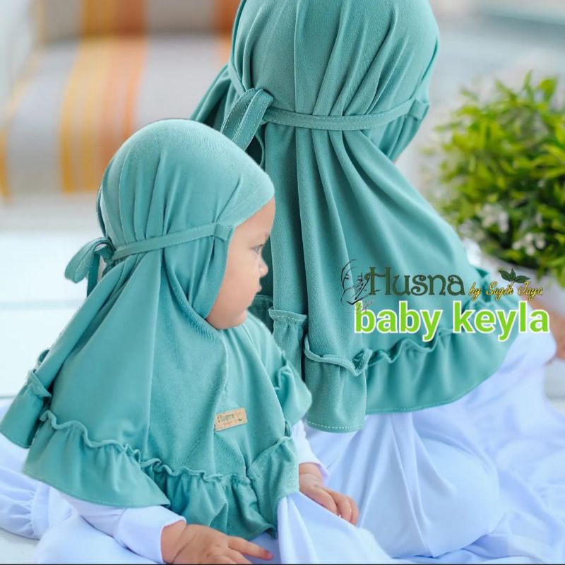 Bergo Keyla baby original husna / hijab anak bayi