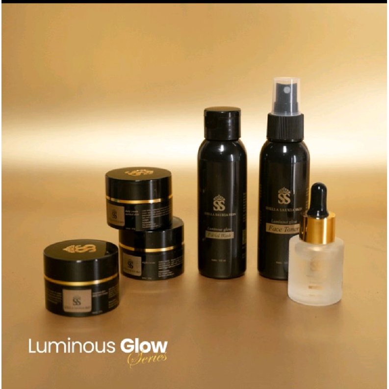 SHELLA SAUKIA PAKET LUMINOUS GLOW (SS)+SERUM ||READY STOK