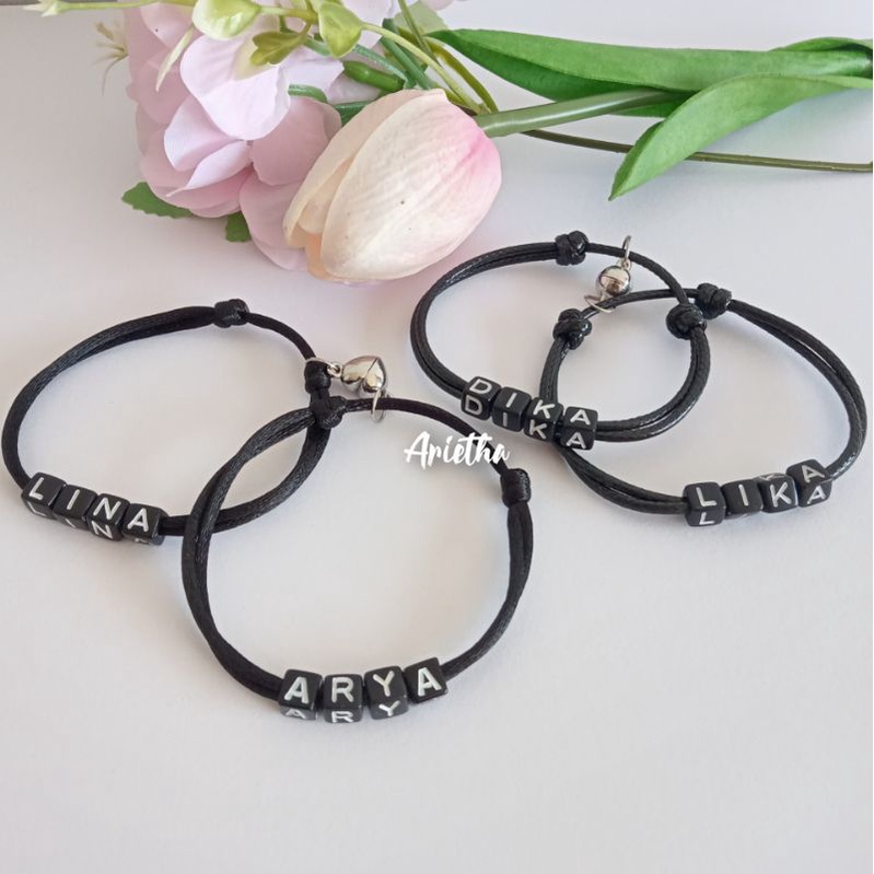 GELANG COUPLE MAGNET NAMA