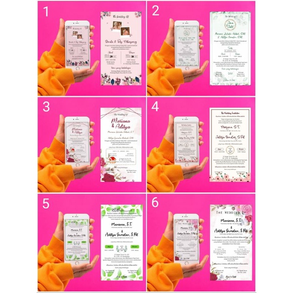 Undangan digital jpg undangan gambar undangan status wedding khitan aqiqah (wedding story invitation