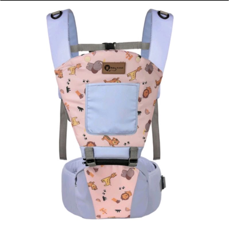 BABY ANIMAL GENDONGAN HIPSEAT MOTIF ANIMAL SAFARI BAG 1103