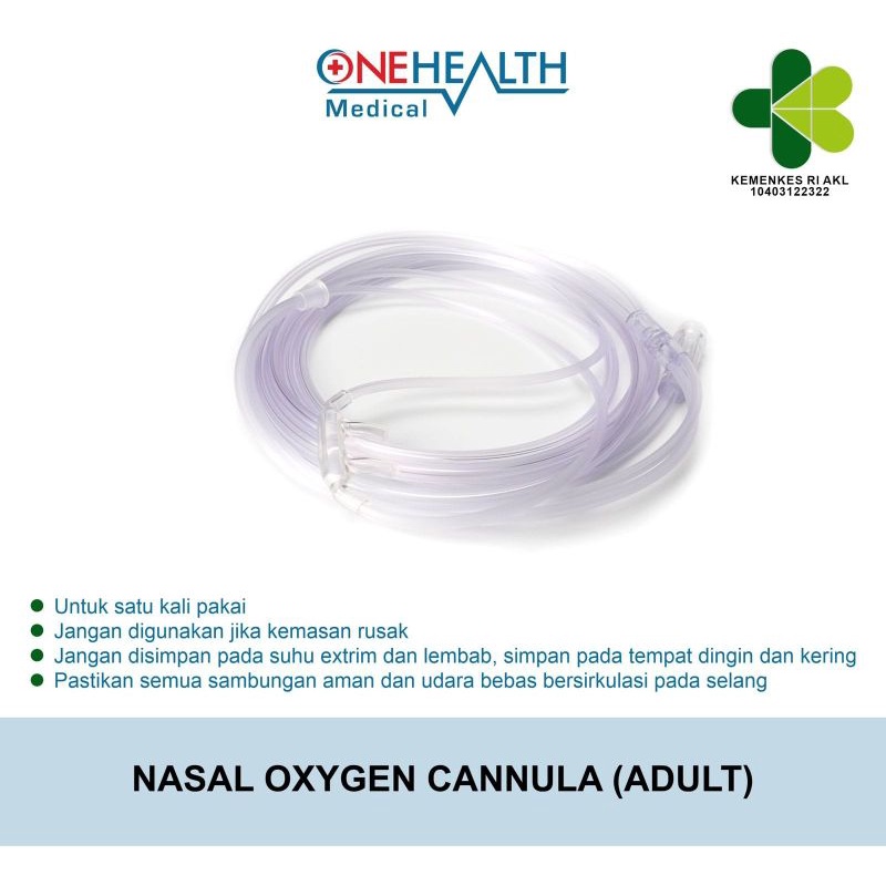 Eceran - Onehealth Nasal Oksigen Bayi, Anak, Dewasa