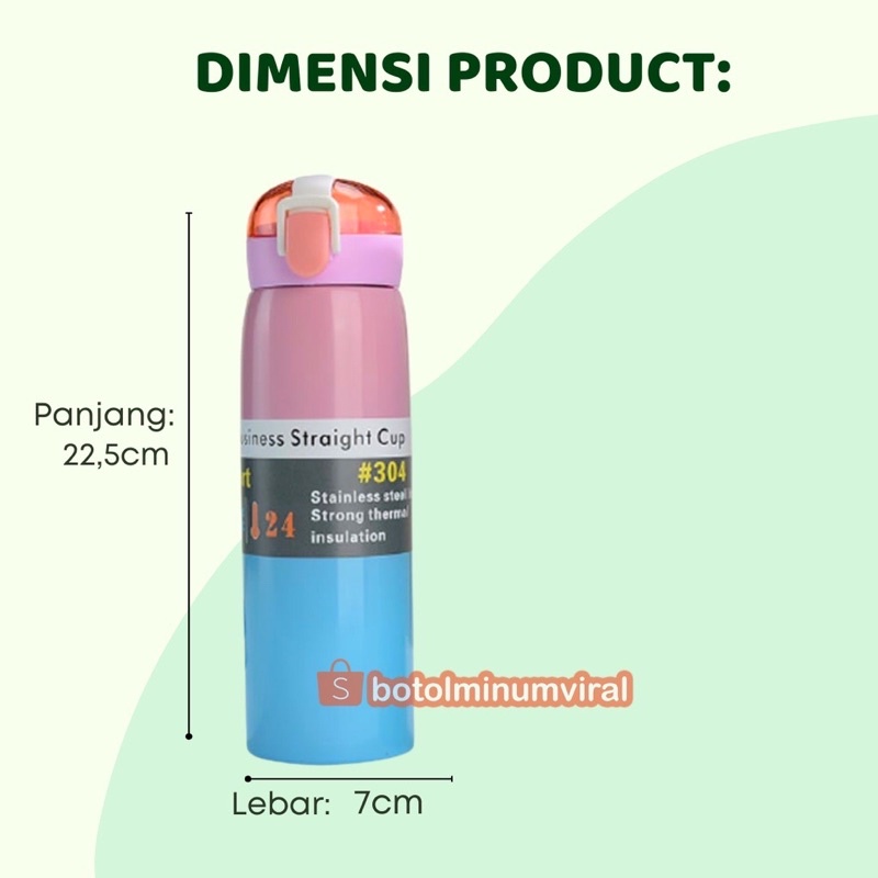 Botol Termos Air Panas Kecil Stainless / Thermos Sugar Cup Mini Vacum Cup