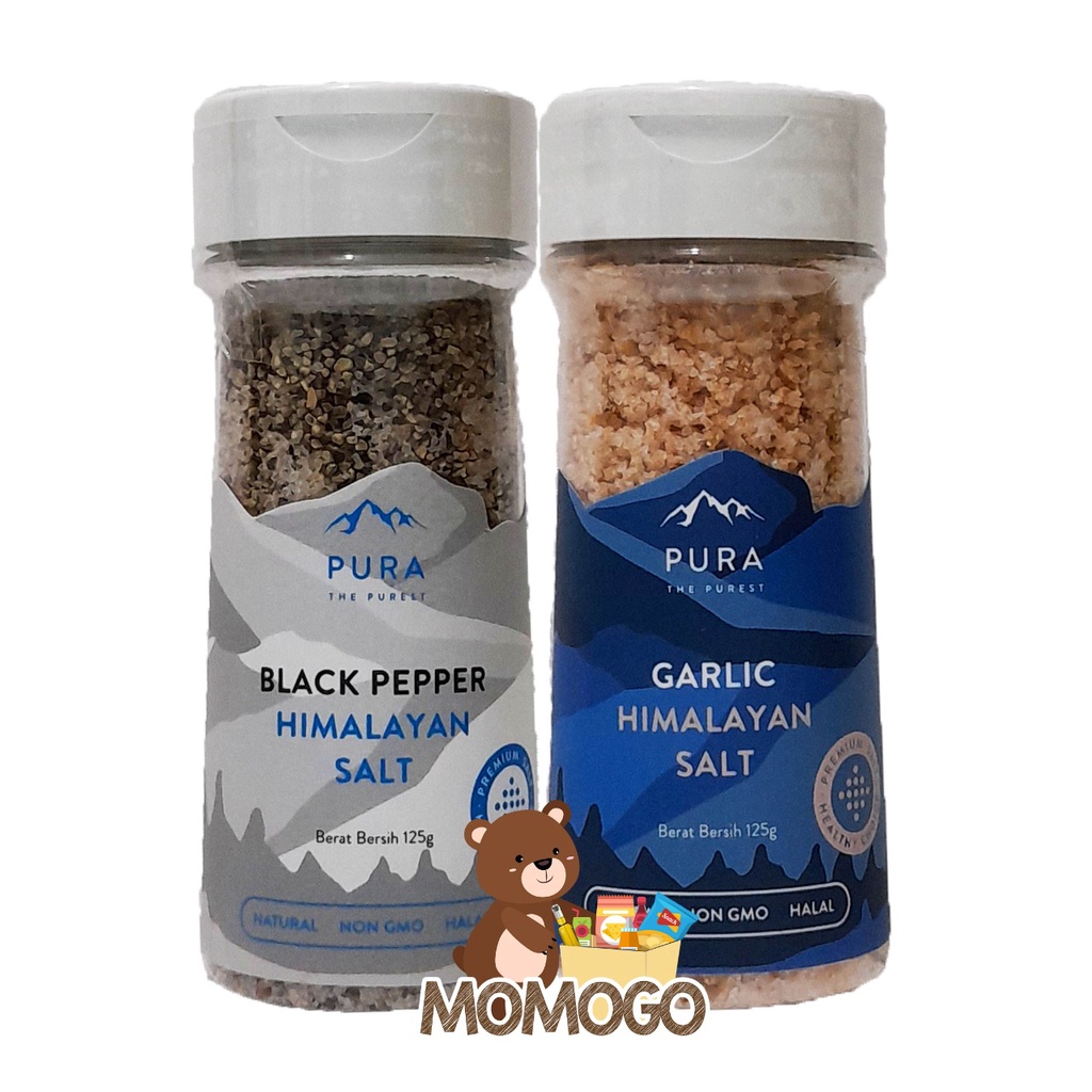 

PURA BlACK PEPPER / GARLIC HIMALAYAN SALT