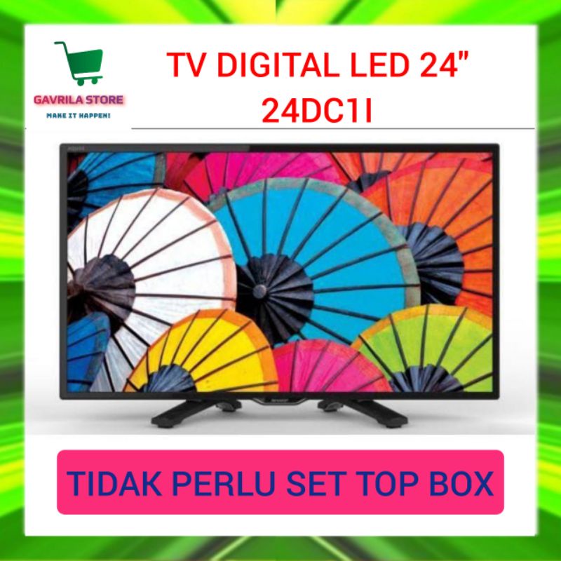 TV DIGITAL LED 24 INCH SHARP 24DC1I PROMO