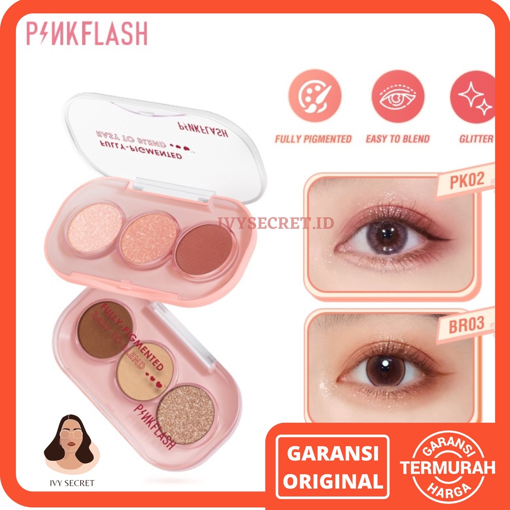 Pinkflash Eyeshadow 3 Shade High Pigmented Eyeshadow Pinkflash Eyeshadow Glitter Pinkflash Eyeshadow Palette Pinkflash Eyeshadow Palette Pinkflash Eyeshadow Pink Flash Eyeshadow Shimmer Pinkflash Pinkflas