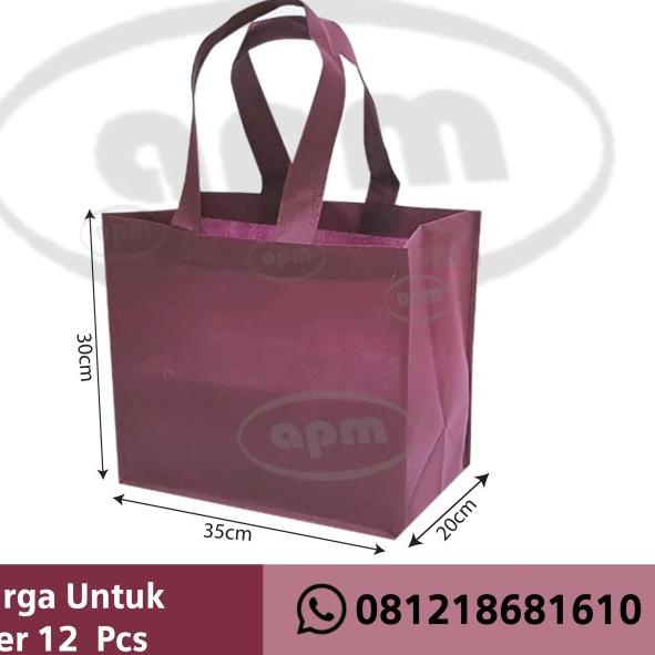 

Tas Spunbond Kotak Ukuran 35x20x30 (Tas Jahit) - Navy