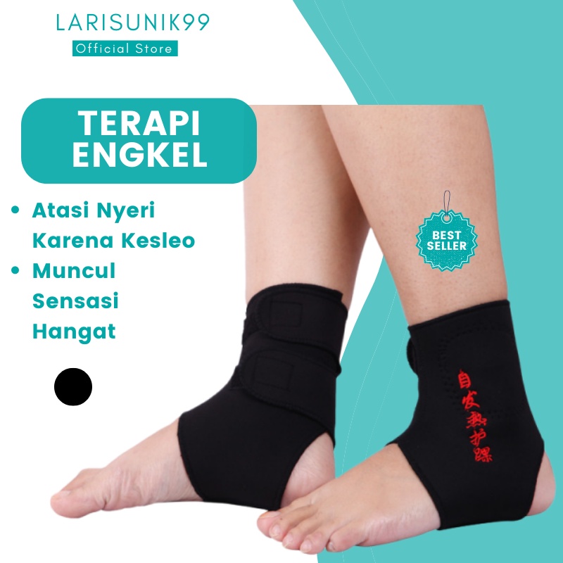 Deker Pergelangan Kaki Alat Terapi Sabuk Terapi Engkel Pemanas Ankle Magnetik Nyeri 2pcs