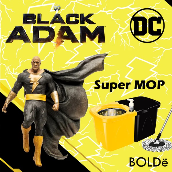 BOLDe Super Mop BLACK ADAM Stainless Steel Saringan