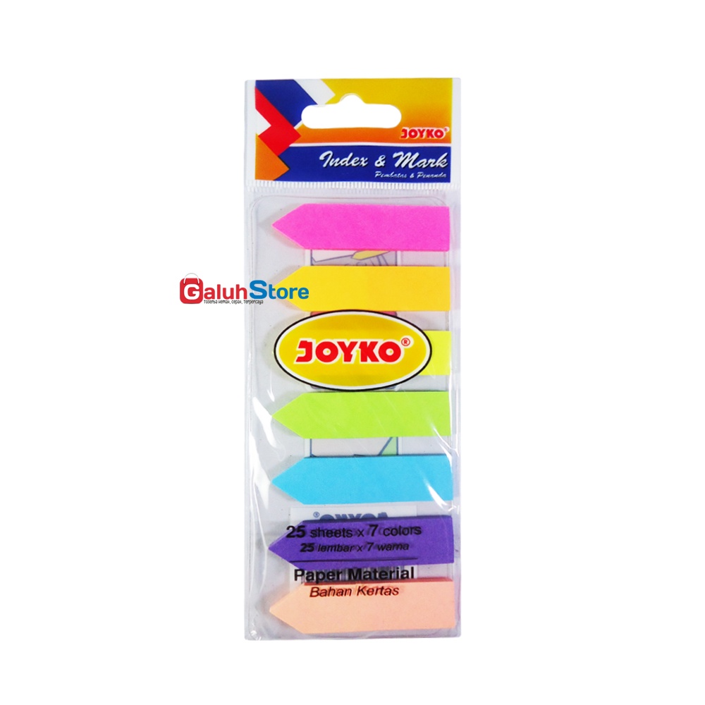 

Joyko Sticker Kertas 25 Sheets 7 Warna IM-33