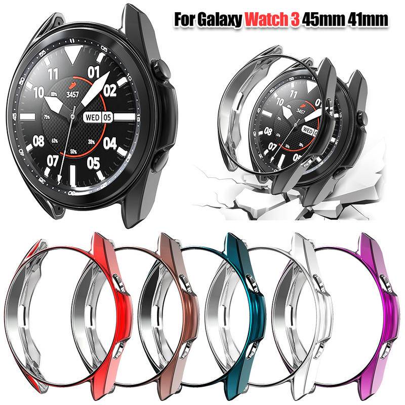 Case Pelindung Bahan Tpu Silikon Ukuran 40mm 44mm 45mm 41mm 42mm 46mm Untuk Samsung Watch 4 Classic