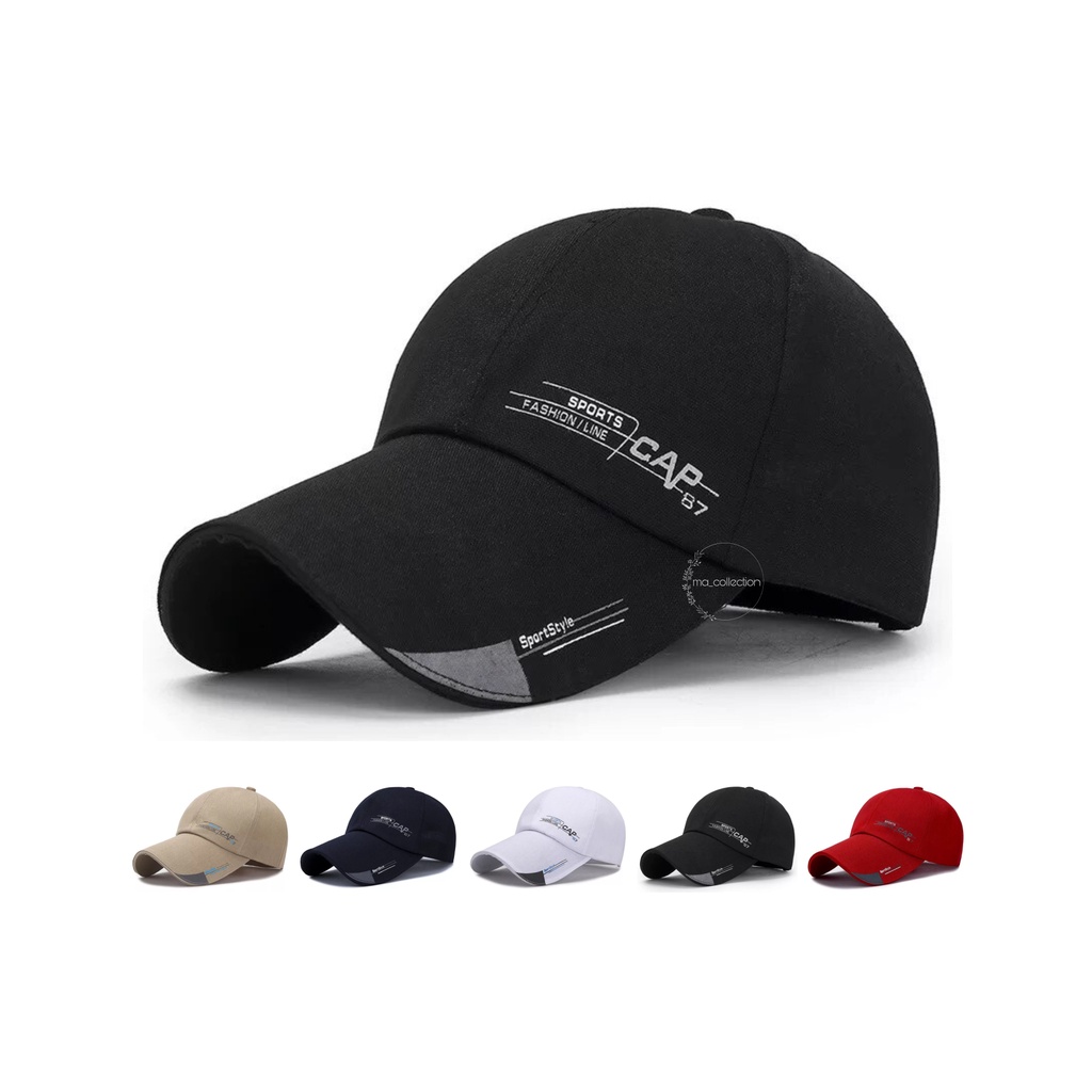 Topi Sport Style Murah Baseball cap Sport Polos Untuk Pria Wanita topi