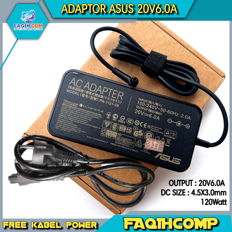 Adaptor Charger Laptop ASUS ViVobook Pro 14X 20V 6A 120W Series