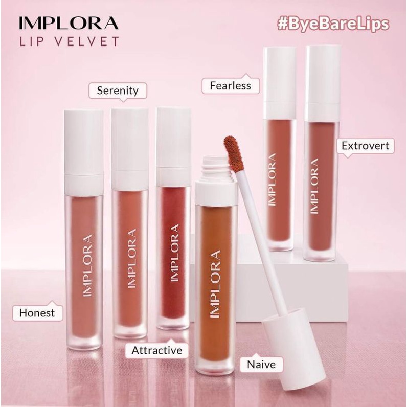 IMPLORA Lip Velvet | Lip Cream Matte | Lipstik Implora | Lipvelvet