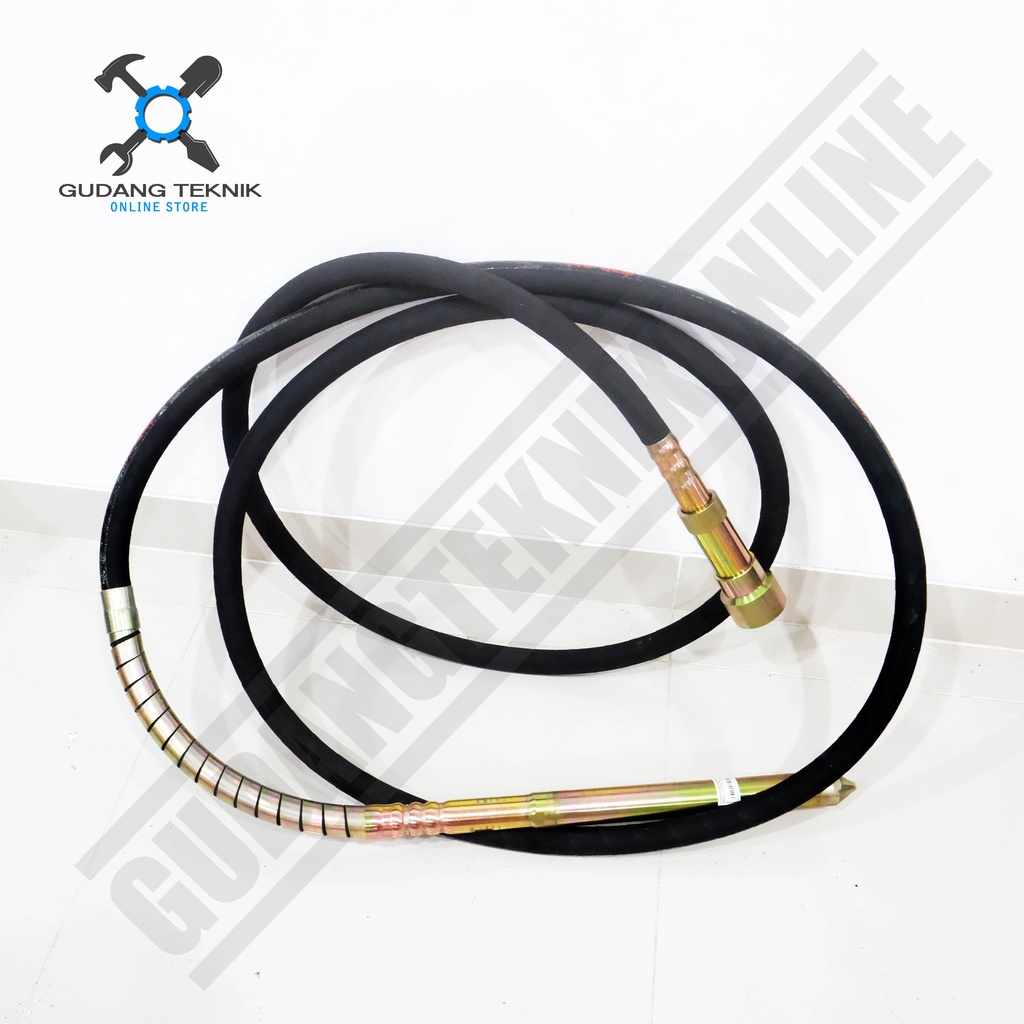 Selang Mesin Vibrator Cor Beton Semen 4M 6M MATRIX HV38mm / Hose Vibrator Concrete Pemadat Beton HV 38mm 4 6 MeterMATRIX