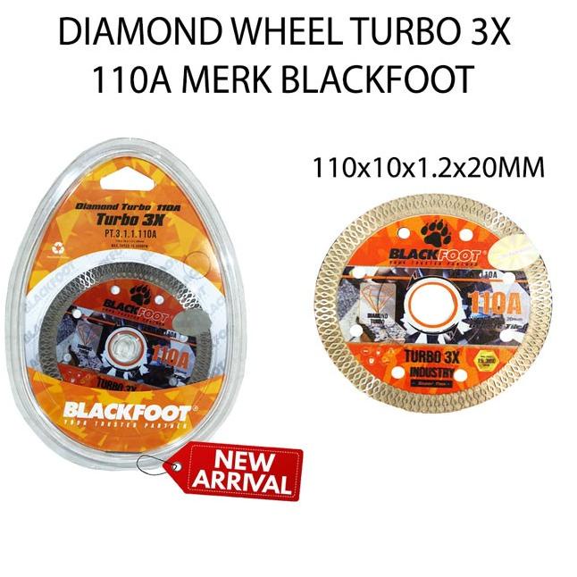 Mata Potong 110 BLACKFOOT Diamond Wheel Turbo Multi Cutter