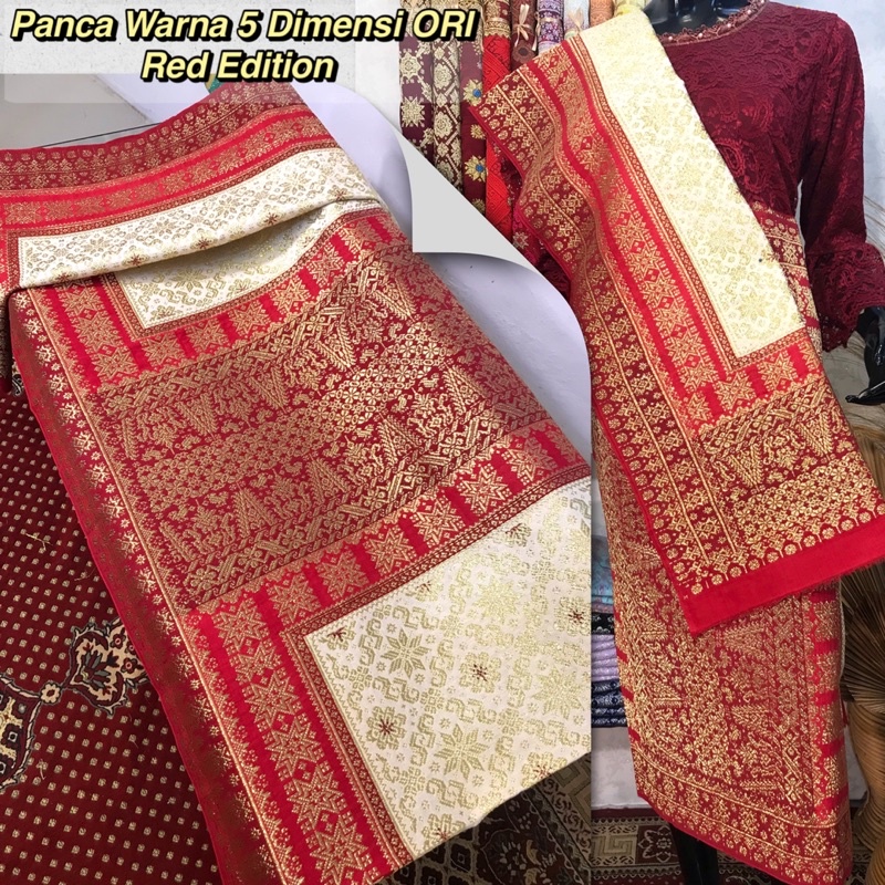 TERBARU GOLD SONGKET LEPUS PINGGIR MERAH