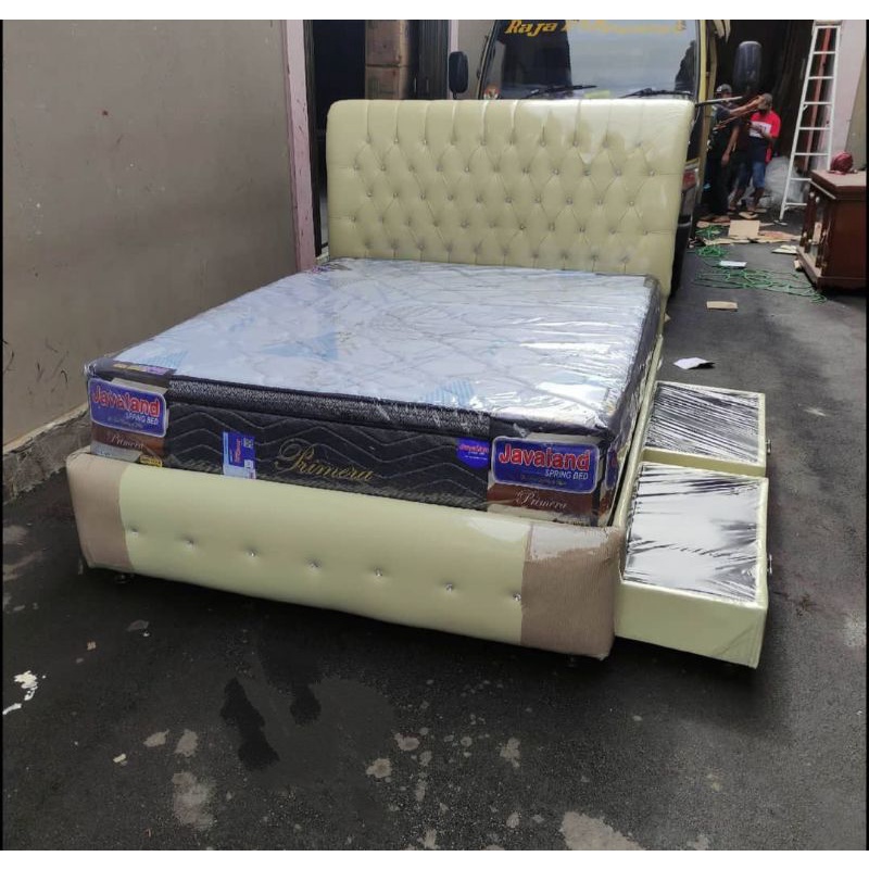 Dipan new minimalis laci/dipan laci/dipan sandaran/tempat tidur dipan/dipan murah