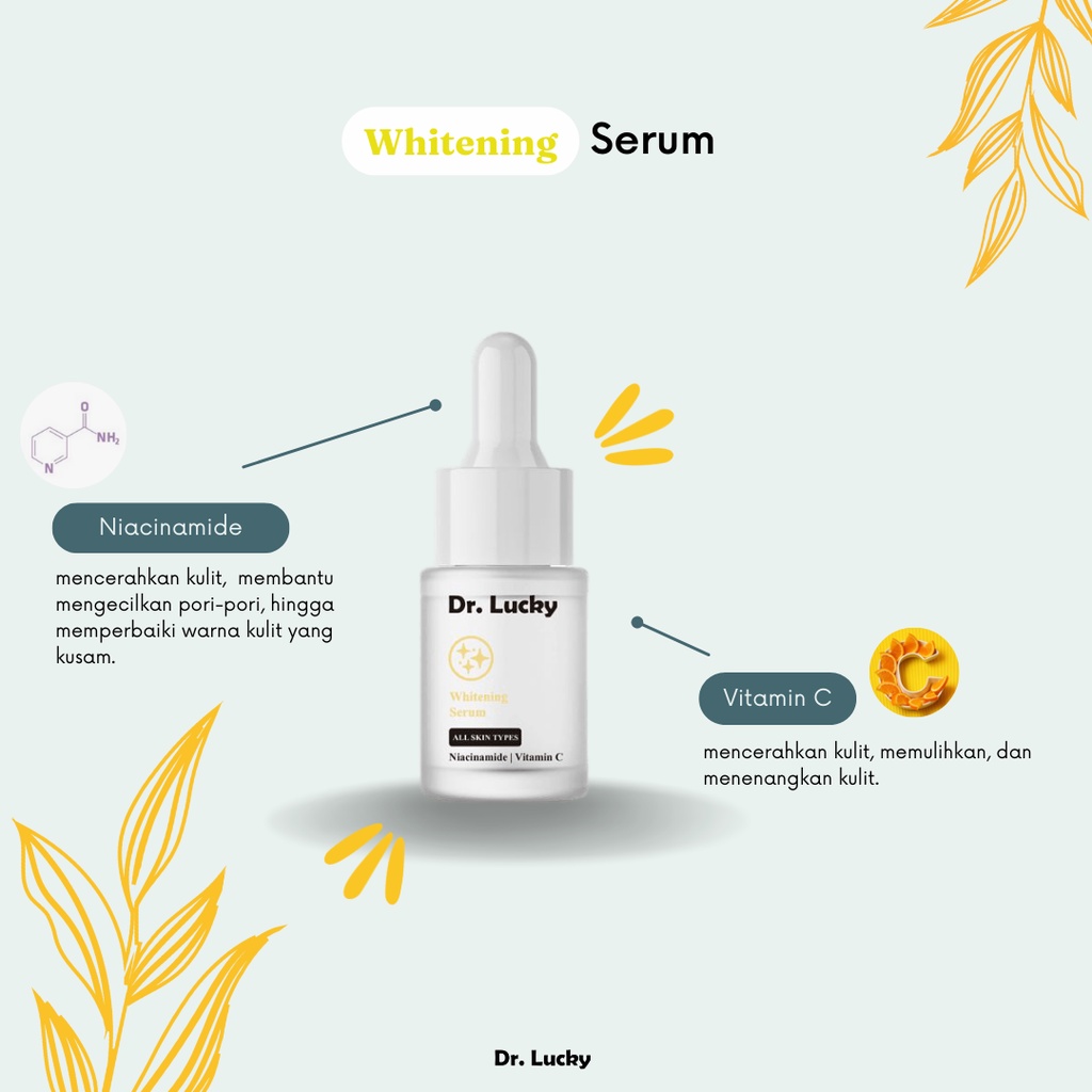 LUCKYMALL Face Serum Wajah KOREA DR LUCKY Hydrating Revitalizing Acne Brightening Anti Wrinkle Rejuvenating Essence Kulit Jerawat Whitening Pemutih AHA IMPLORA SCARLETT LUCKYMEN SKINTIFIC